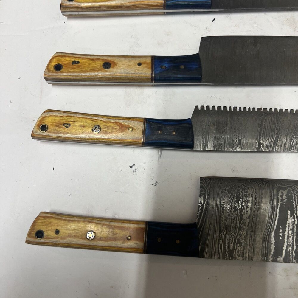 DAMASCUS STEEL CHEF KNIFE SET KITCHEN KNIVES CHEF SET - Picture 8 of 9